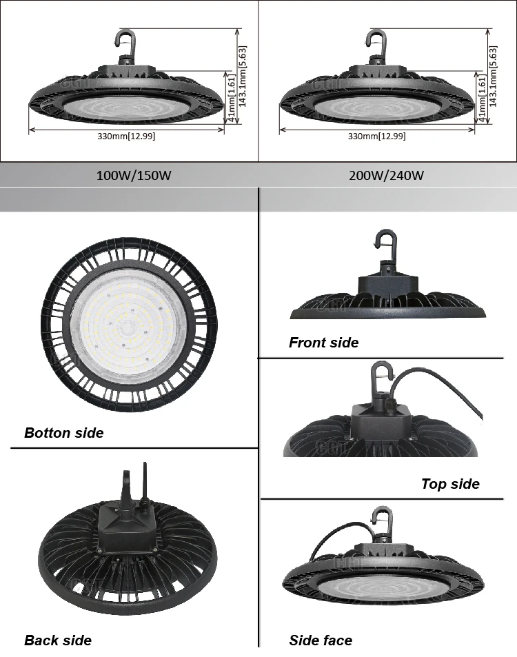 Best Selling IP65 200w Warehouse UFO Led High Bay Light
