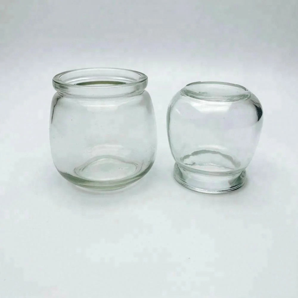 
Wedding decor 100ml 200ml 300ml Wide mouth dessert cruets glass pudding cup with plastic lid 