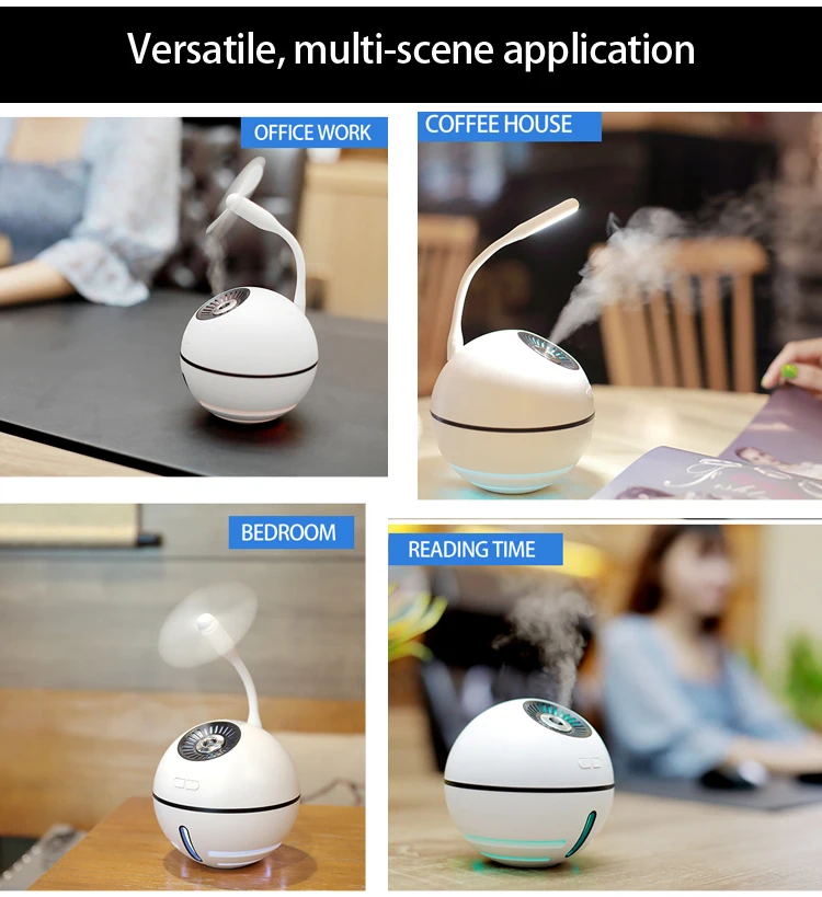 300ml Mini Ultrasonic Humidifier Breathing Night Lights Mini Usb Air