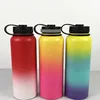 Wholesale Unique Group 32oz 18oz 24oz Wide Mouth Insulated Vacuum Flask Heat Sublimation Blanks Etch Laser Logo Powder Coated