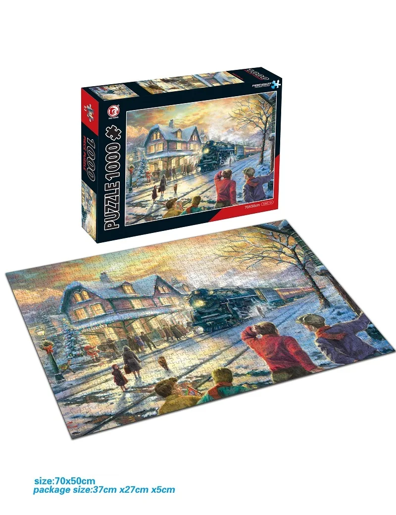 Jigsaw Puzzle Printing For Sale Oem Customised 1000 Puzzle With Hr4040