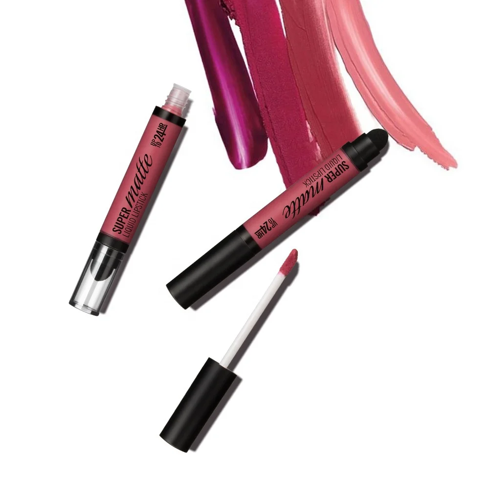 

Cosmetic double-sided 12-color beauty liquid matte lipstick