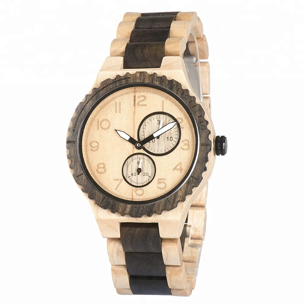 

The NO.1 wooden watch factory in Shenzhen multifunction wood watch BEWELL