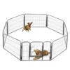 Folding Square Tube Heavy Duty Pet Dog Exercise Playpen Play Yard