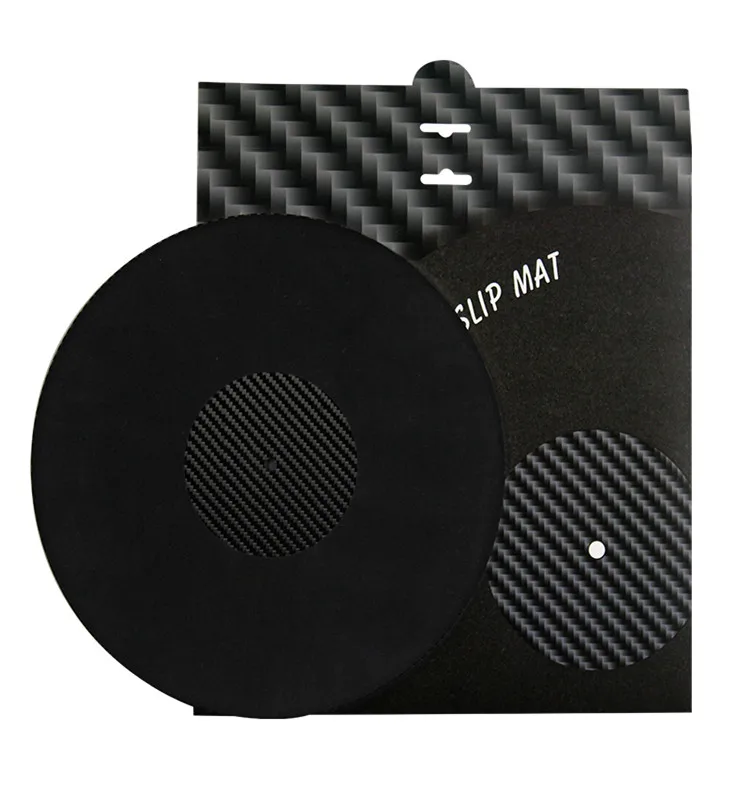 High Quality Carbon Fiber Vinyl Turntable Slipmats Album Record 295mm