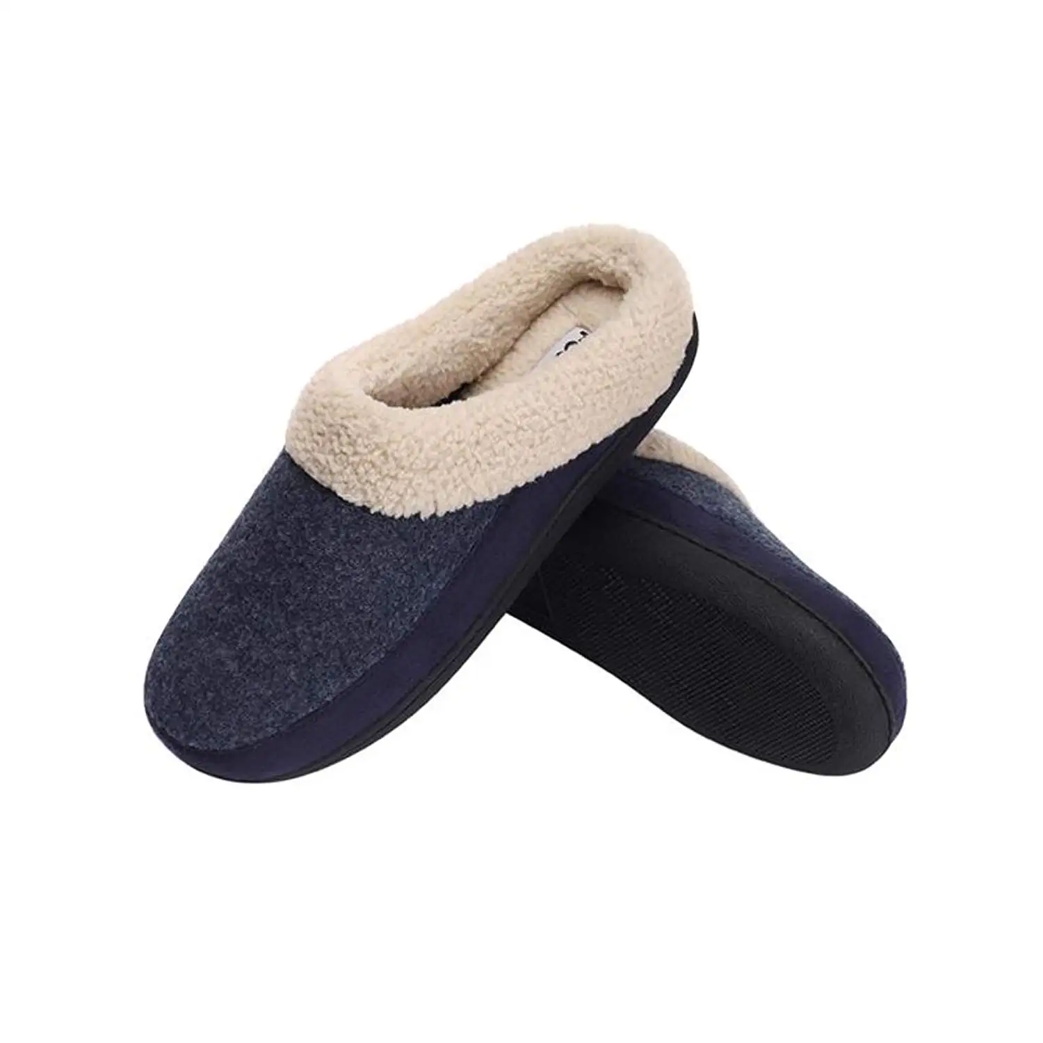 men's plush house slippers