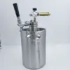 extremely durable cornelius beer keg with pump system and jackets