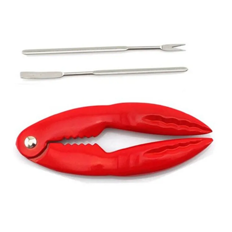 
TLSF 02 Crab Claws Pliers Crab Meat Pin Crab Meat Fork Seafood Tool Kit Lobster Crackers And Forks Set 