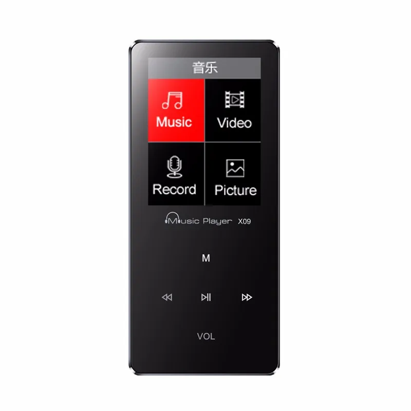 IQQ 8GB touch button X09 mp3 player bulk buy from china