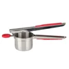 Potato Ricer with 3 Interchangeable Discs Stainless Steel Fruit and Vegetable Masher,Easy to Use and Clean