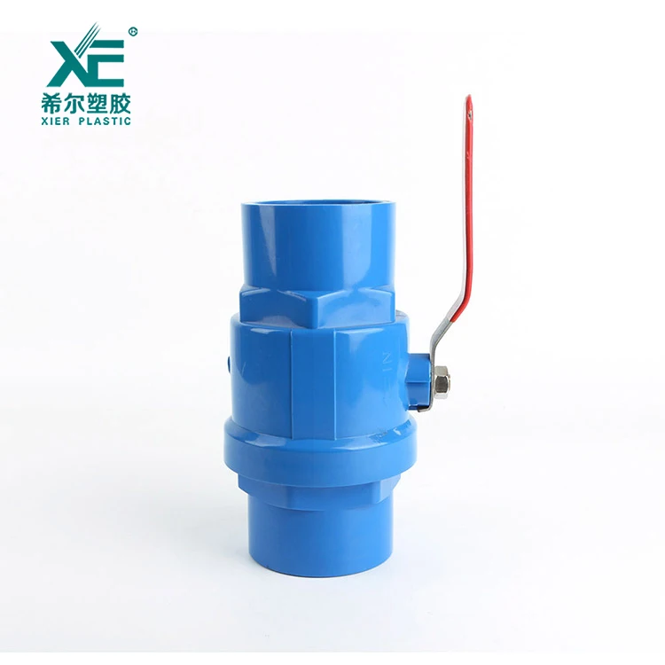 two pieces ball valve with stainless steel handle