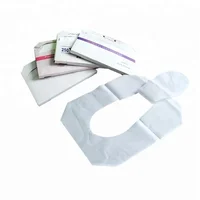 

1/2 Half Single Fold White Disposable Paper Toilet Seat Cover