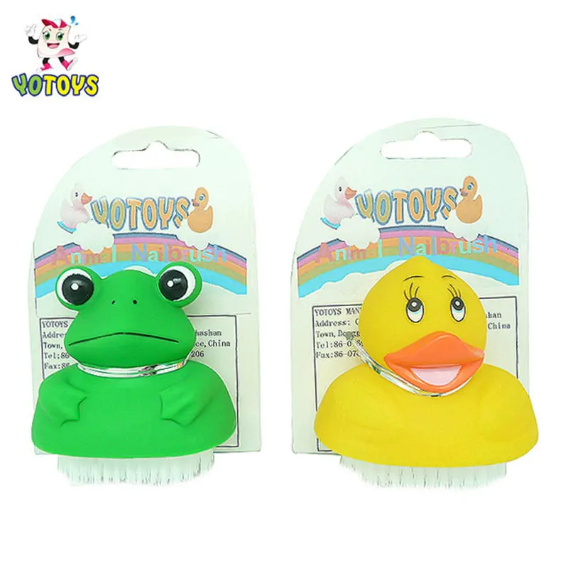 Nuevo Diseño De Plástico Pato Cepillo De Uñas Ducky Rana En Forma De  Cepillo De Uñas Lindo Cepillo De Limpieza Para Los Niños - Buy Pato De  Plástico Cepillo De Uñas Animal