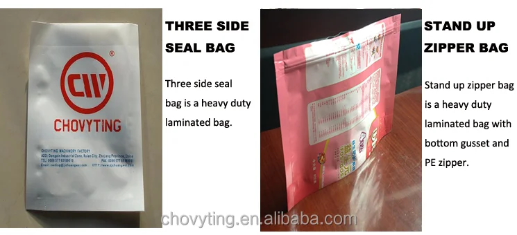 
Automatic laminated stand up plastic bag machine food snack liquid packaging doypack zipper pouch bag making machine 