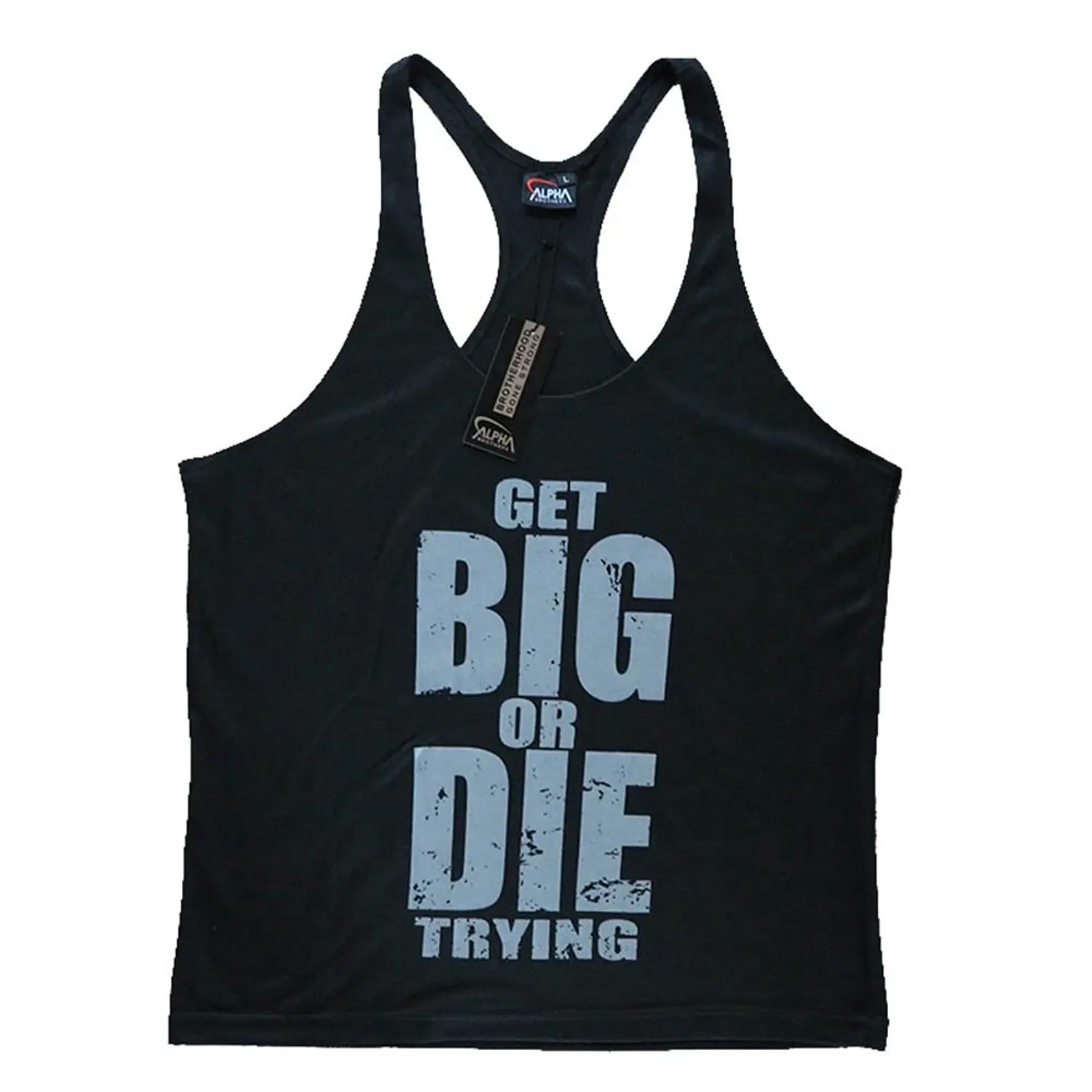 Men/'s Stringer Bodybuilding Fitness Muscle Workout Gym Tank Top Singlet T Shirt