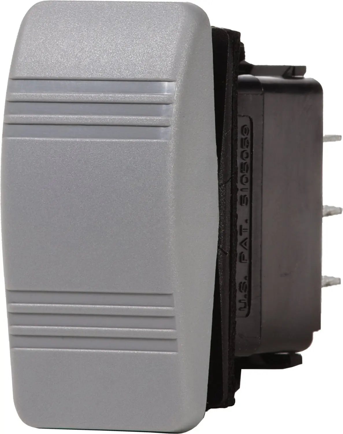 Blue Sea Systems Water Resistant Black & Gray Contoura III Switches