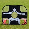 2018 kids training soccer goal double function two side soccer goals