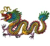 Embroidered Handmade Large Jacket Back Iron On Patches Design Embroidery Stitches Dragon Patches