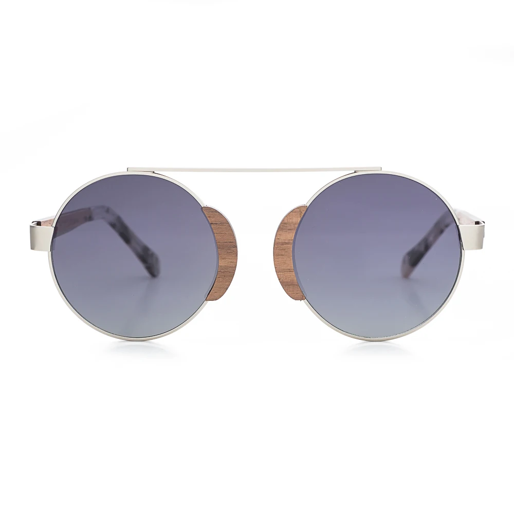 

Round wood sunglasses custom tac glasses