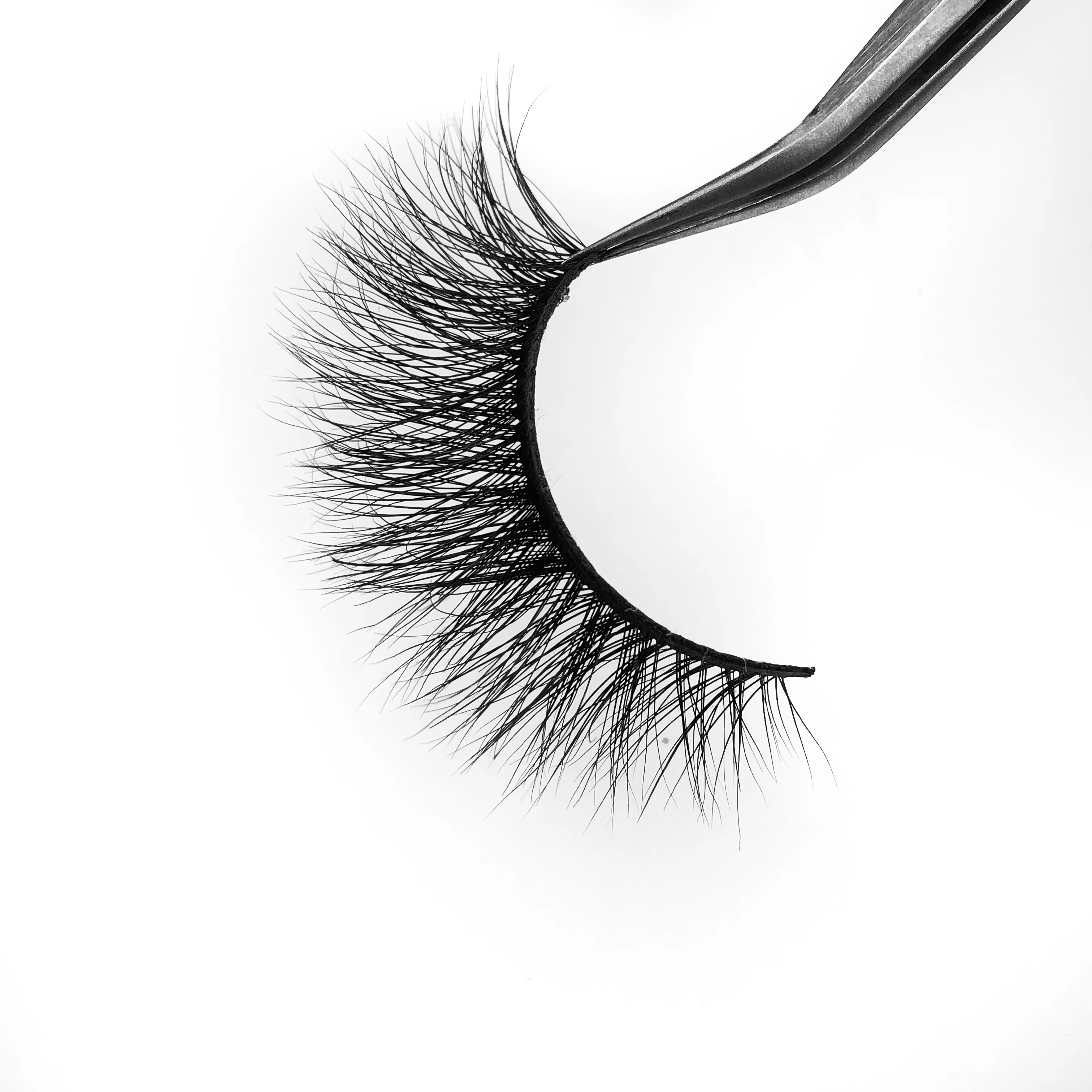 

Best Selling 2019 3D Mink Eyelashes Vendor Custom Eyelash Packaging Wholesale False Lashes, Natural black