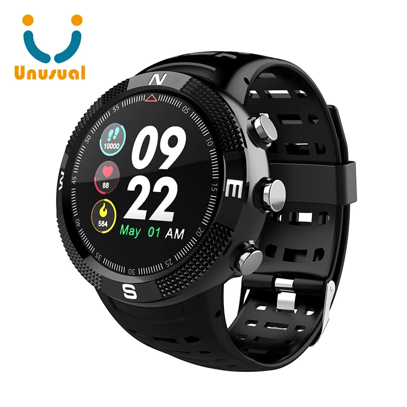 Fitness Tracker Smartwatch F18 GPS Heart Rate Monitor Waterproof Sport Smart Watch for IOS Android With Blood Pressure