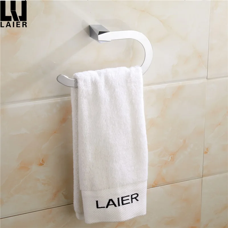 
Modern Designs Zinc alloy wall mounted chromed towel ring 