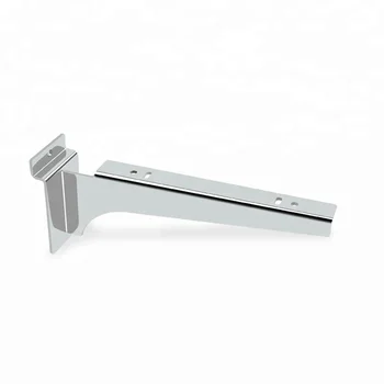 Metal Chrome Wall Mount Glass Shelf Support Brackets - Buy Glass ...