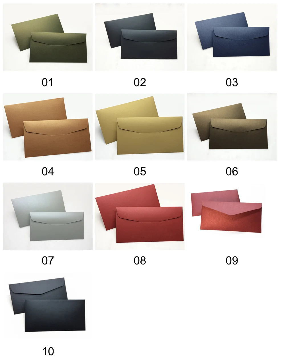 Glitter Pearl Paper Wedding Envelopes Custom Logo Cardboard Gold Foil