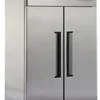 high quality best sale stainless steel double door supermarket freezer