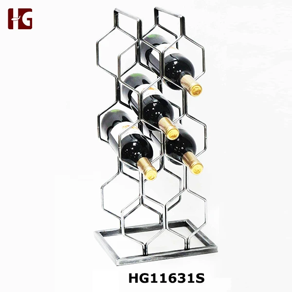 Industrial Style Silver Metal Wine Rack Buy Metal Wine Rack,Metal