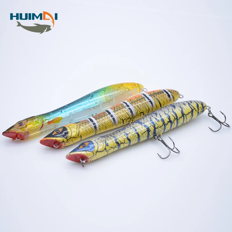 

painting hard bait top quality popper pencil surface water hard lure artificial baits 80mm/100mm/140mm, N/a