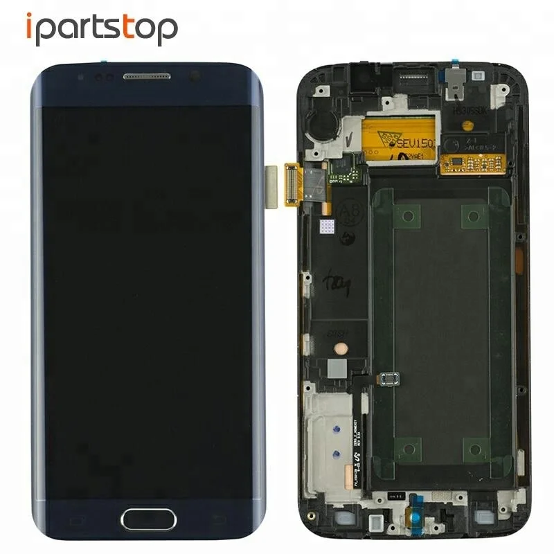 

Original OEM For Samsung Galaxy S6 Edge G925 G925F G925A G925V LCD Screen Touch Digitizer With Frame Assembly Blue White Gold