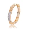 50976 Xuping jewelry fashion multicolor gold plated hollow carving design mental bangle
