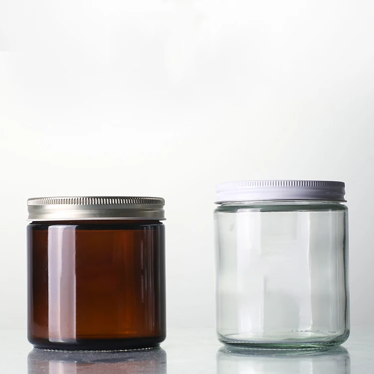 9 Ounce Glass Straight Sided Mason Canning Jars With 70mm Gold Metal Lids Buy Amber Straight 5927