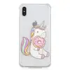 Cute unicorn doughnut cases for mobile phone shell back cover for iphone XS max