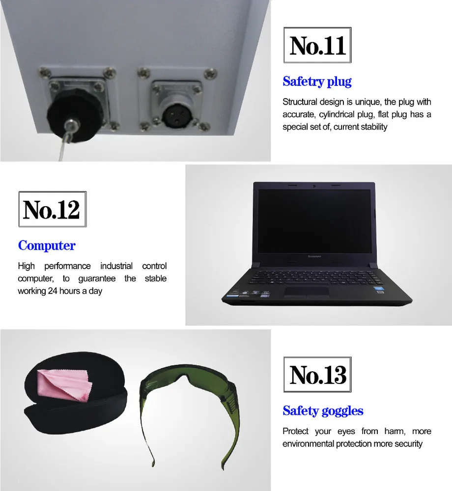 Hand held 20W Fiber Laser Marking Machine for Series Number