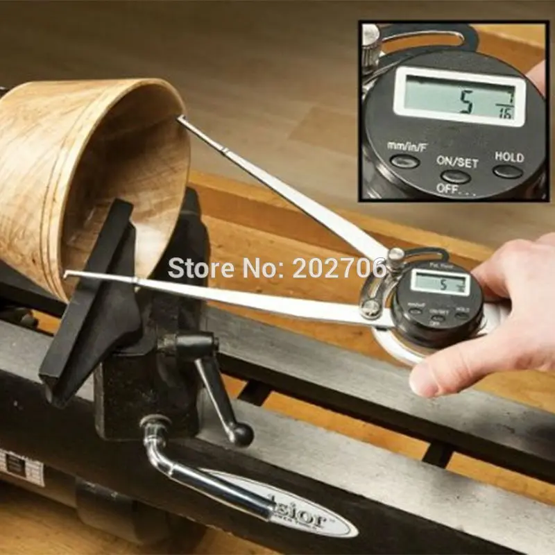 12.7165mm Inside Caliper Spring Loaded Electronic Digital Lcd External