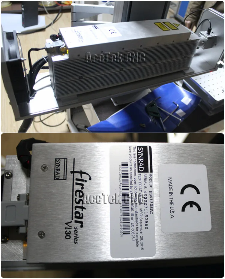 Discount price 30W Synrad metal tube Portable laser engraving machine on wood co2 laser marking machine