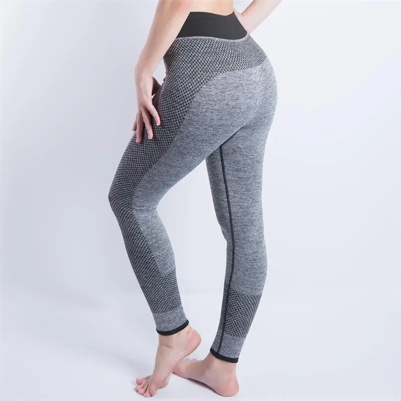 

Wholesale Sexy Legging Women Yoga Pants Sports Leggings, Black and gray,customized upon request