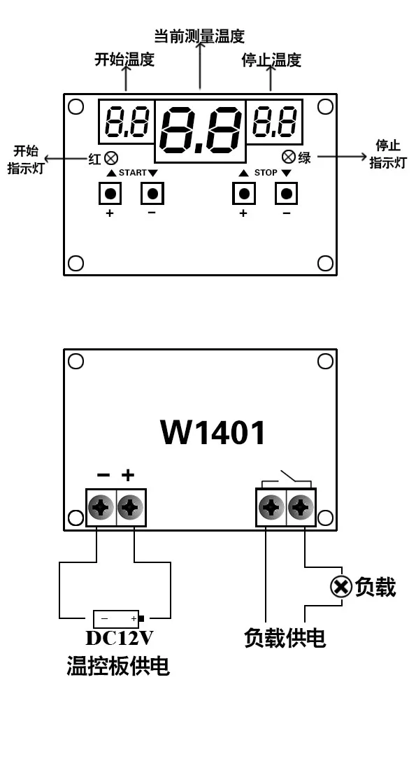 Xh W1401 W1401 Intelligent Digital Display Thermostat Temperature Controller Digital Thermostat Temperature Control Switch Buy W1401 Temperature Control Switch Digital Thermostat Product On Alibaba Com