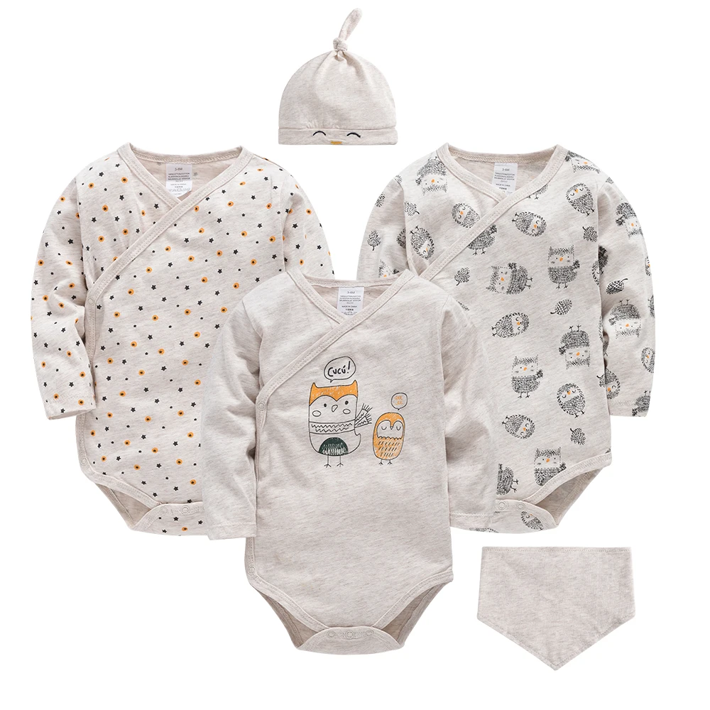 Newborn Baby Clothes Organic Cotton Long Sleeve Winter Baby Boy Clothes Body Baby roupa de bebe