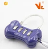V-GF21-03 Wholesale 3 Digit Bone Shape Reset Travel Luggage Combination Lock