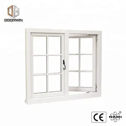 Wood Aluminium composite frame glass awning window with factory price
