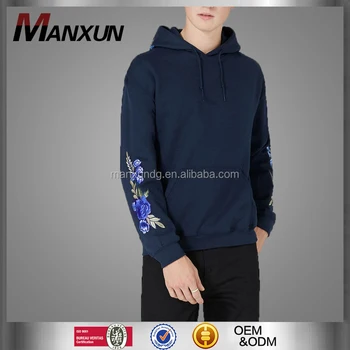 rose embroidered hoodie mens