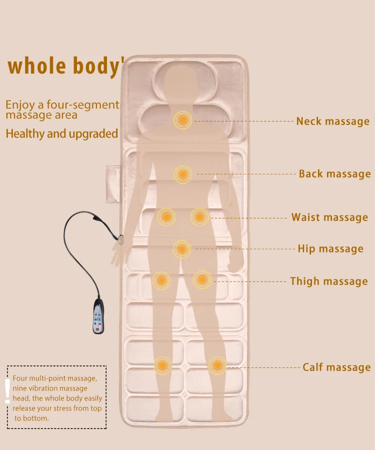 Hot Selling Electric Vibration Bed Massage Mattress For Eldly Buy