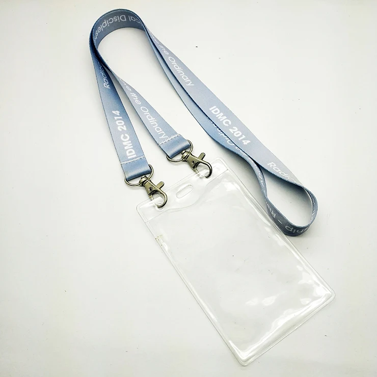 Custom Latest Double Hook Id Card Lanyard Neck Strap - Buy Lanyard ...