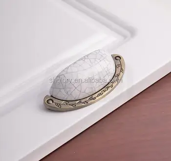 Fashion Antique Ceramic Crack Cabinet Handle Knobs Buy Antique