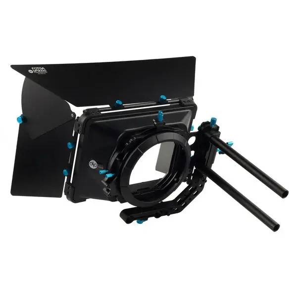 

FOTGA DP3000 Professional swing away matte box sunshade w/ donuts filter tray for 15mm rod follow focus video DSLR camera rig, Black