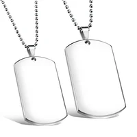 

Classic New Arrival Wholesale Sublimation Blank Square Necklace Stainless Steel