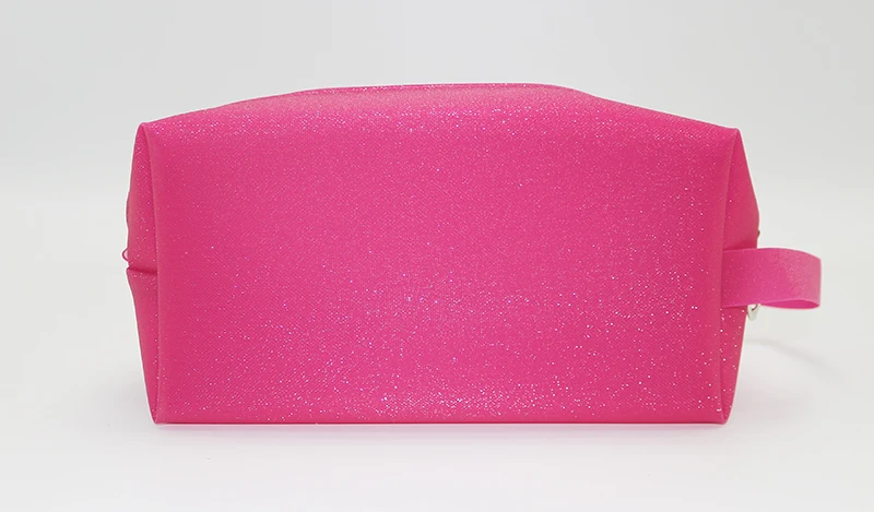 pink shiny cosmetic bag1.JPG